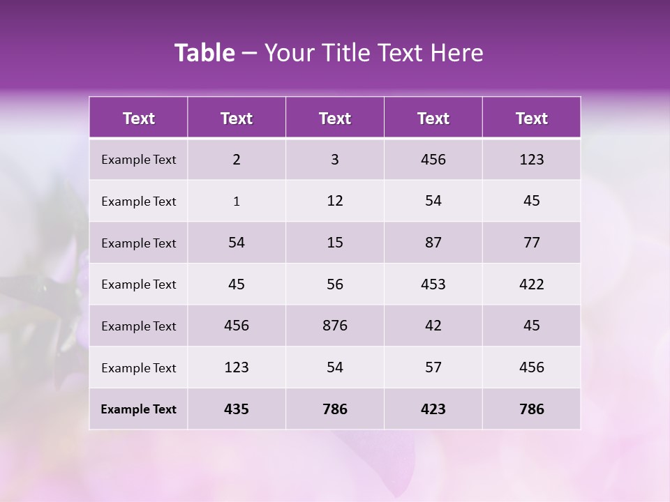 Growth Indoors Flora PowerPoint Template