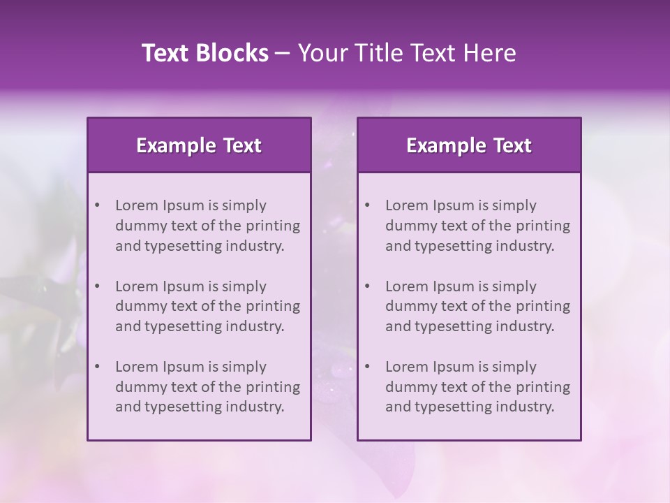 Growth Indoors Flora PowerPoint Template