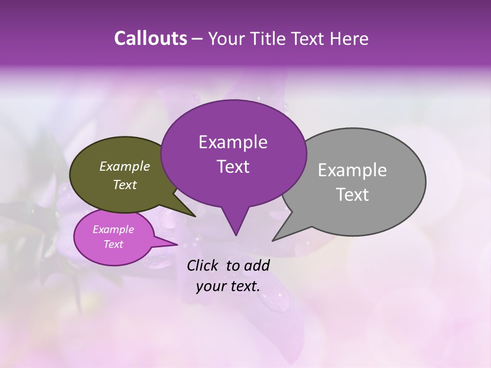 Growth Indoors Flora PowerPoint Template