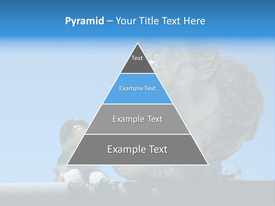 Eyes Cemetery Statue PowerPoint Template