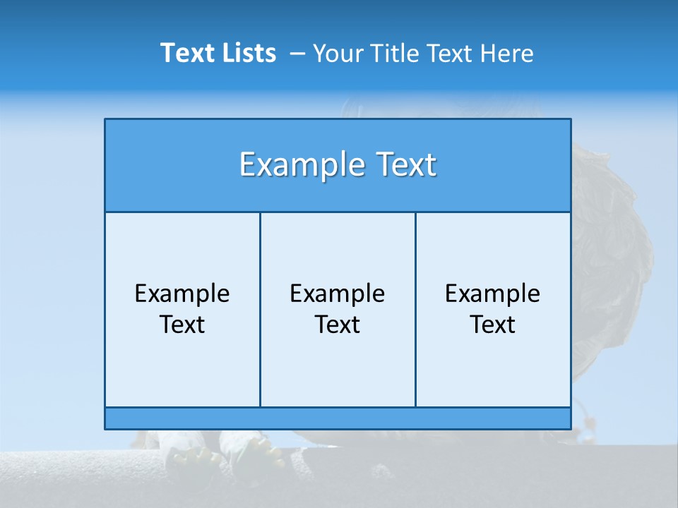 Eyes Cemetery Statue PowerPoint Template