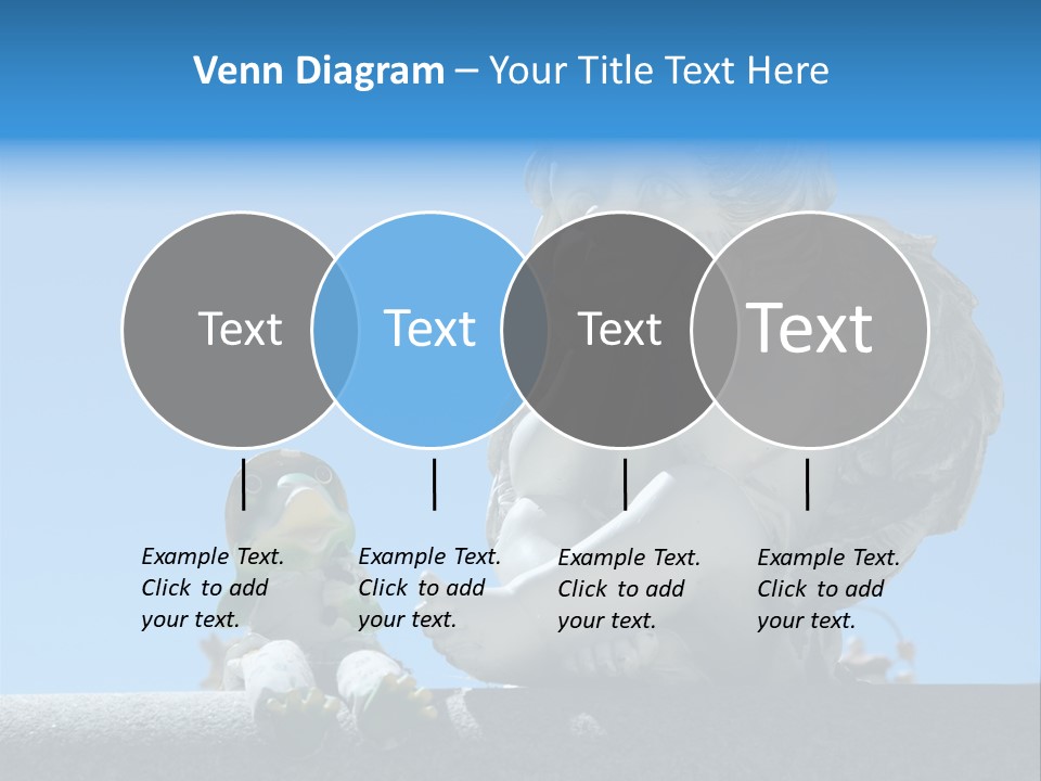 Eyes Cemetery Statue PowerPoint Template
