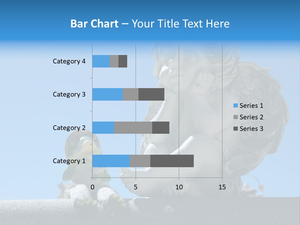 Eyes Cemetery Statue PowerPoint Template
