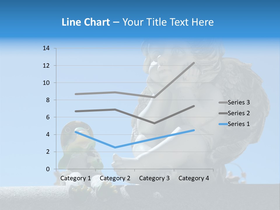 Eyes Cemetery Statue PowerPoint Template