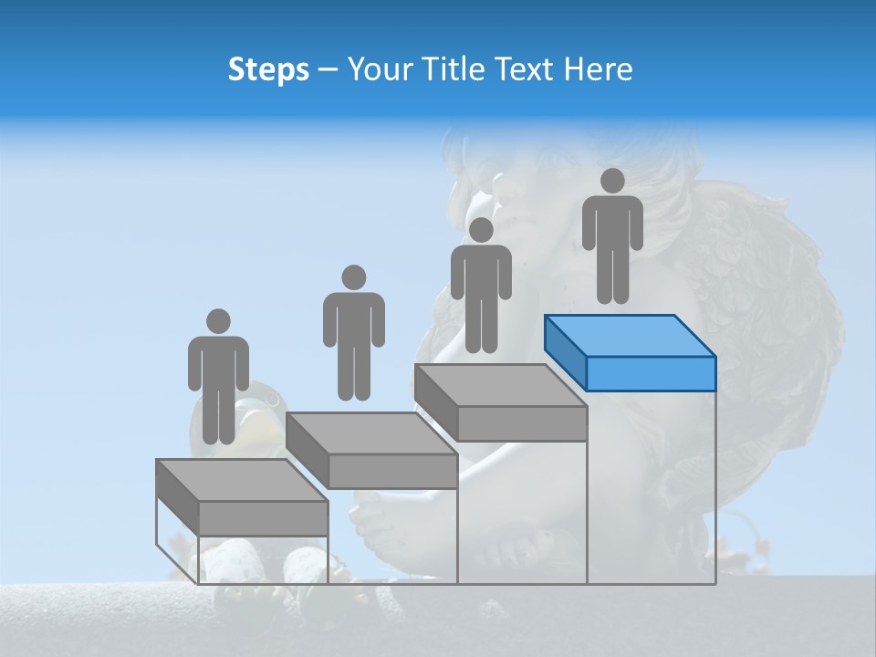 Eyes Cemetery Statue PowerPoint Template