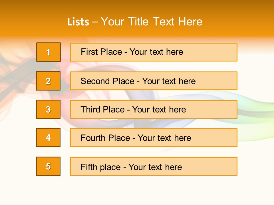 Wave Ideas Curve PowerPoint Template