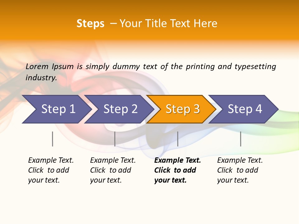 Wave Ideas Curve PowerPoint Template