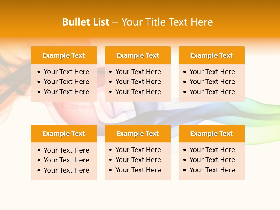 Wave Ideas Curve PowerPoint Template