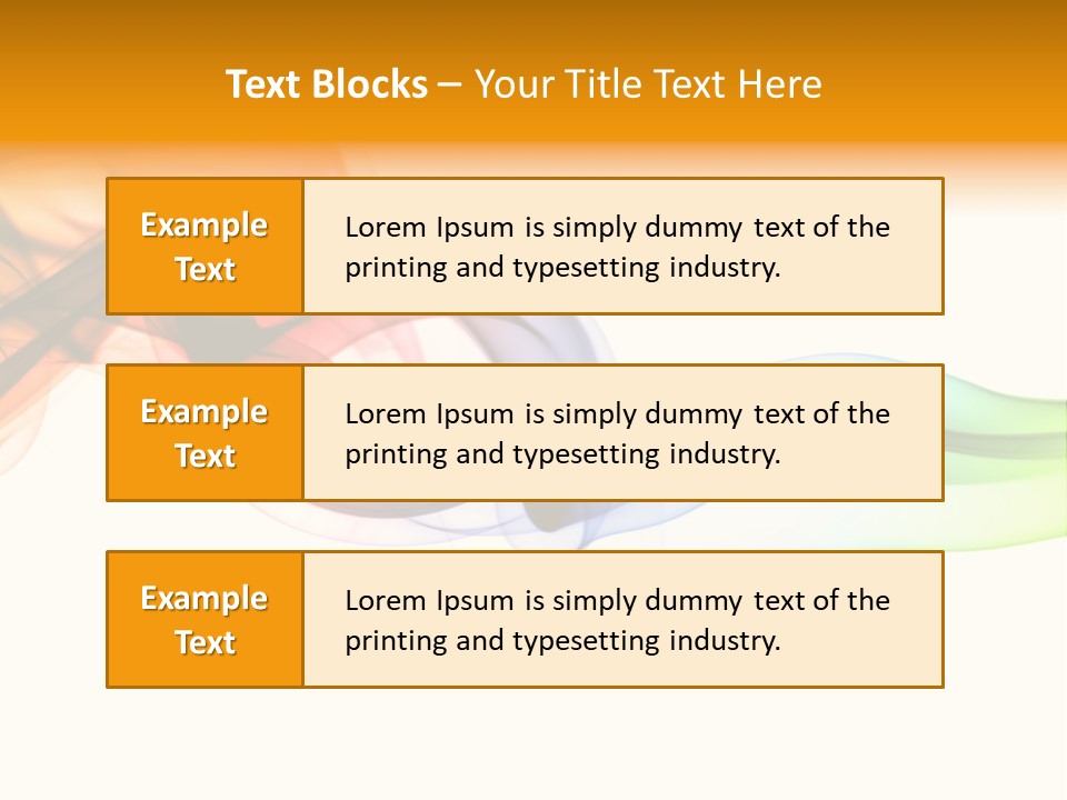 Wave Ideas Curve PowerPoint Template