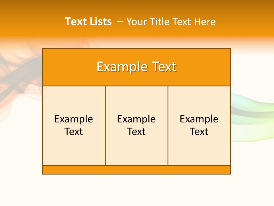 Wave Ideas Curve PowerPoint Template