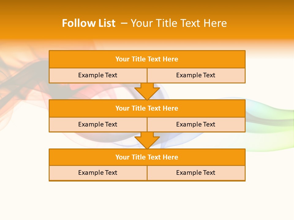 Wave Ideas Curve PowerPoint Template