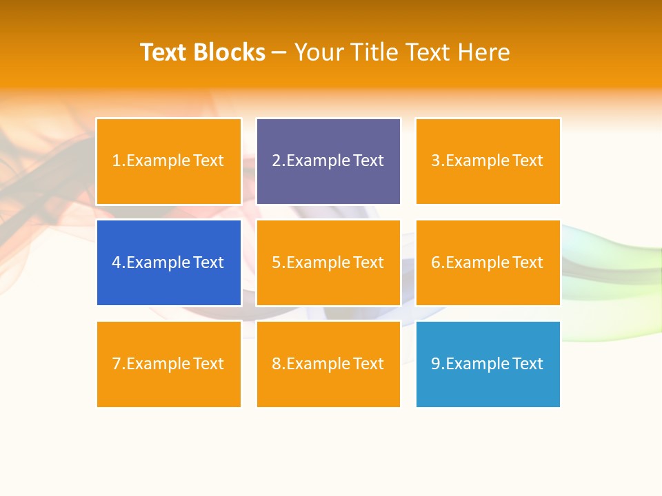Wave Ideas Curve PowerPoint Template