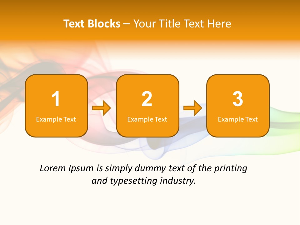 Wave Ideas Curve PowerPoint Template