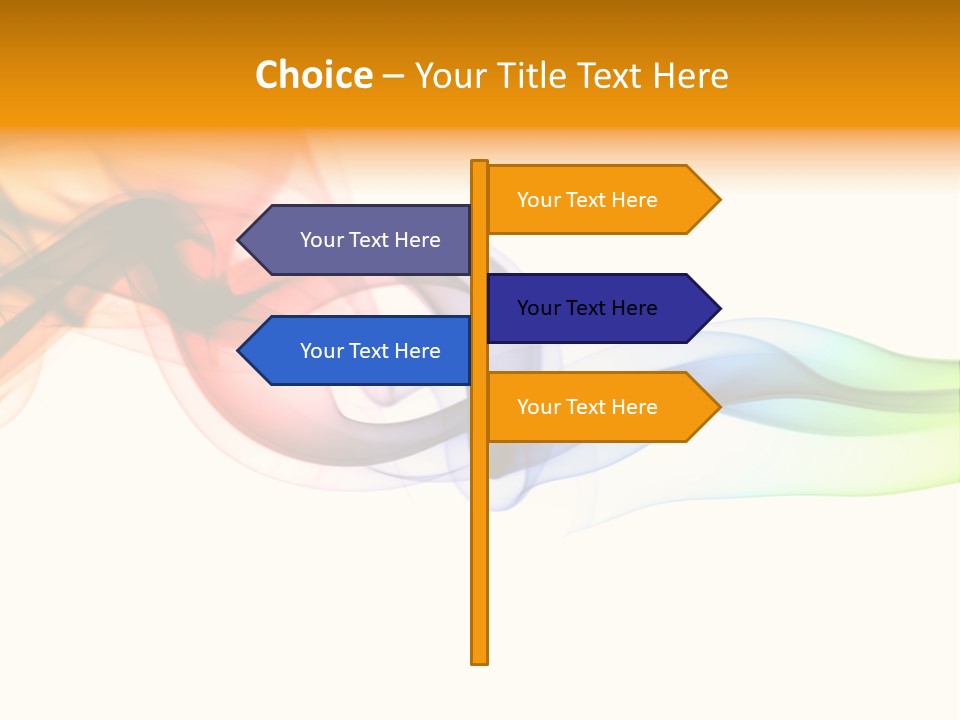 Wave Ideas Curve PowerPoint Template
