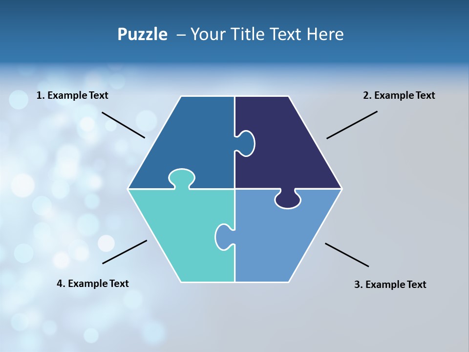 Template Decoration Glow PowerPoint Template