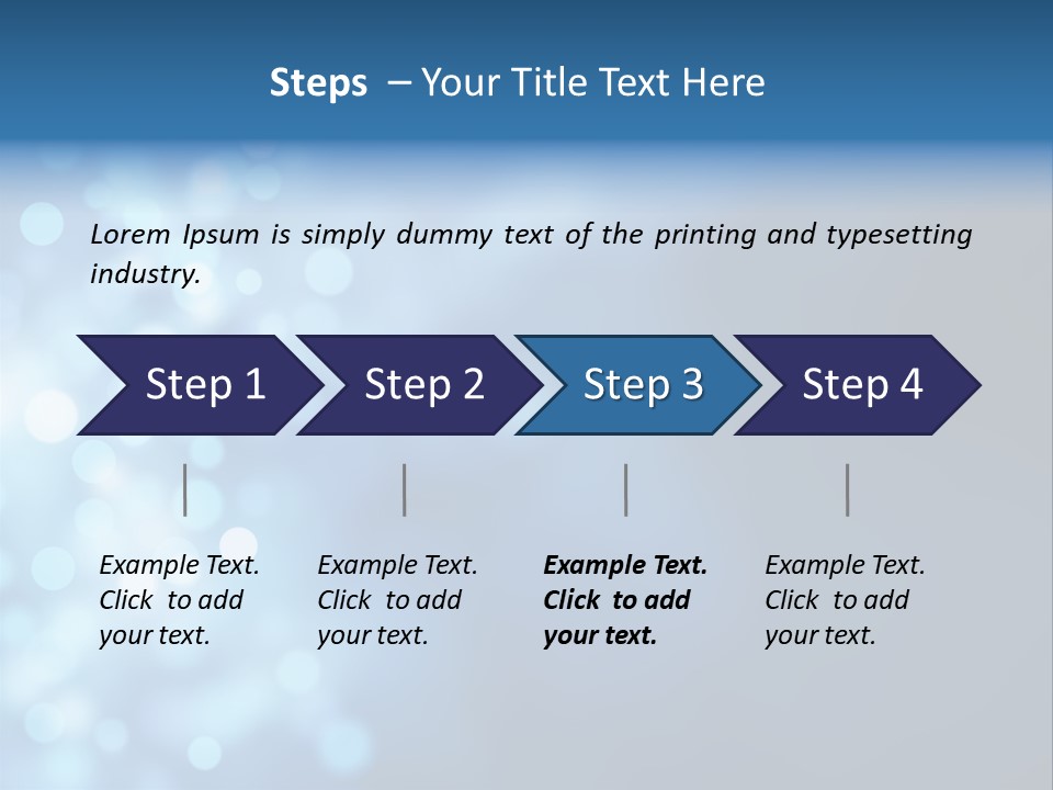 Template Decoration Glow PowerPoint Template