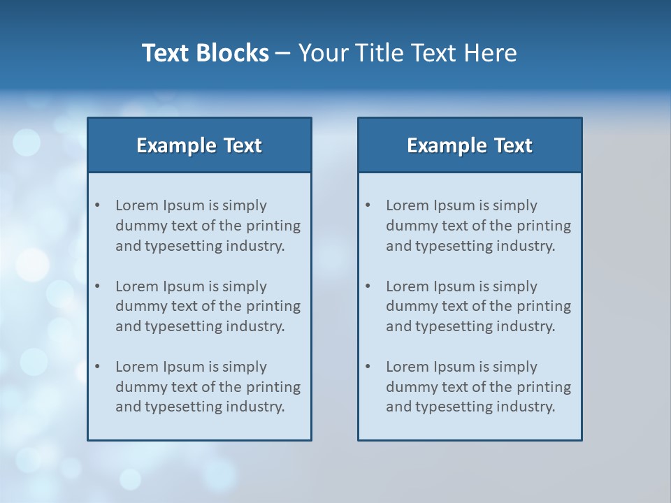 Template Decoration Glow PowerPoint Template