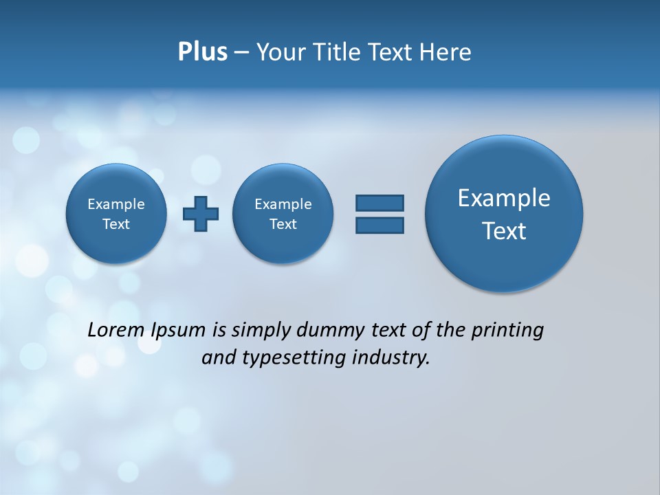 Template Decoration Glow PowerPoint Template