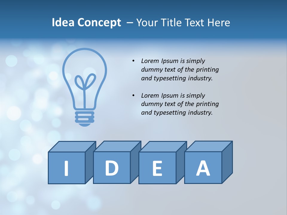 Template Decoration Glow PowerPoint Template