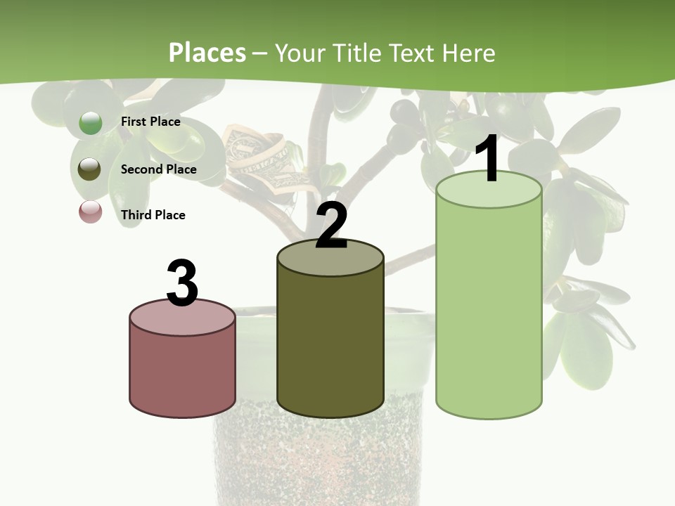 Green Nature Isolated PowerPoint Template