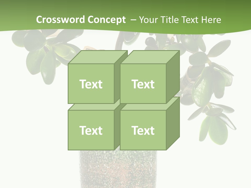 Green Nature Isolated PowerPoint Template