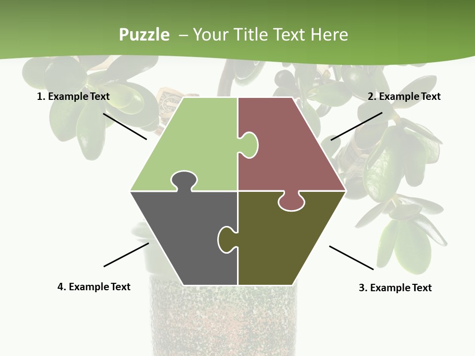 Green Nature Isolated PowerPoint Template