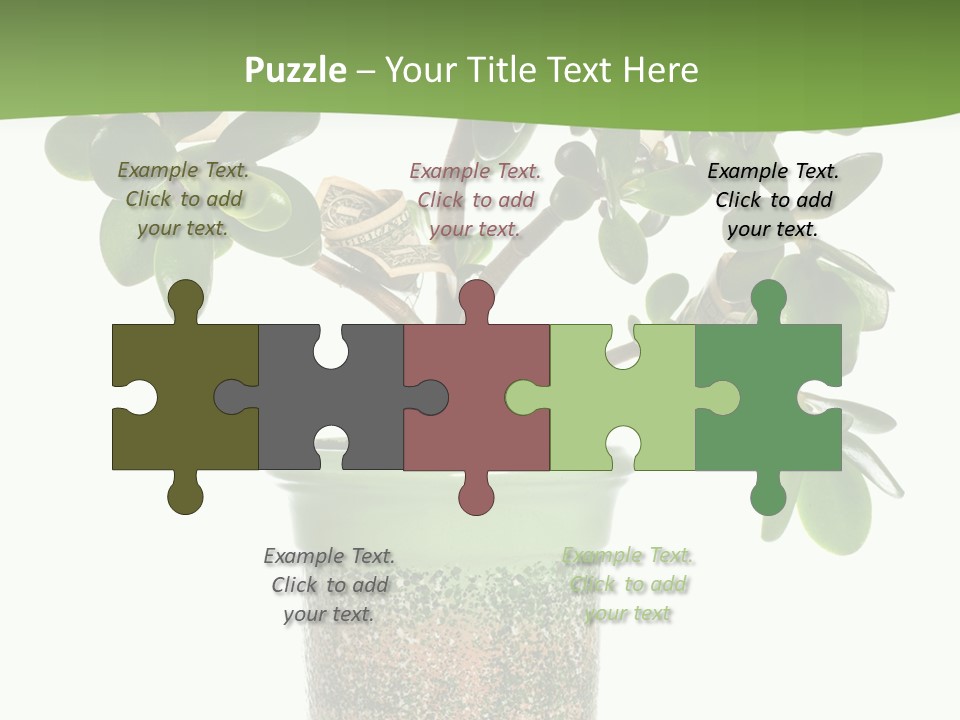 Green Nature Isolated PowerPoint Template