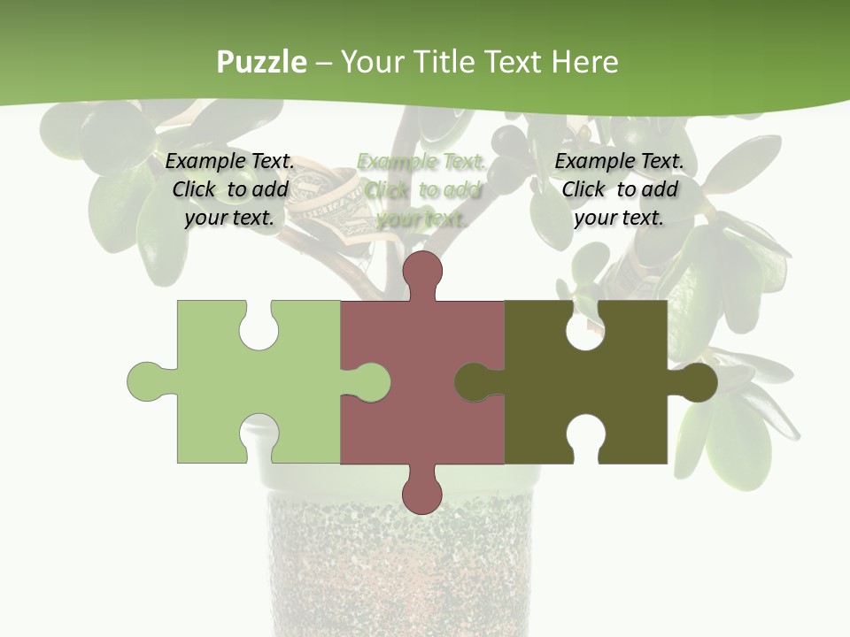 Green Nature Isolated PowerPoint Template