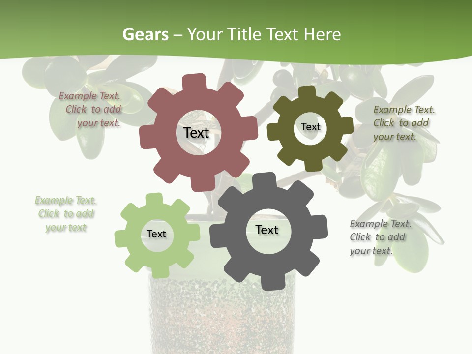 Green Nature Isolated PowerPoint Template