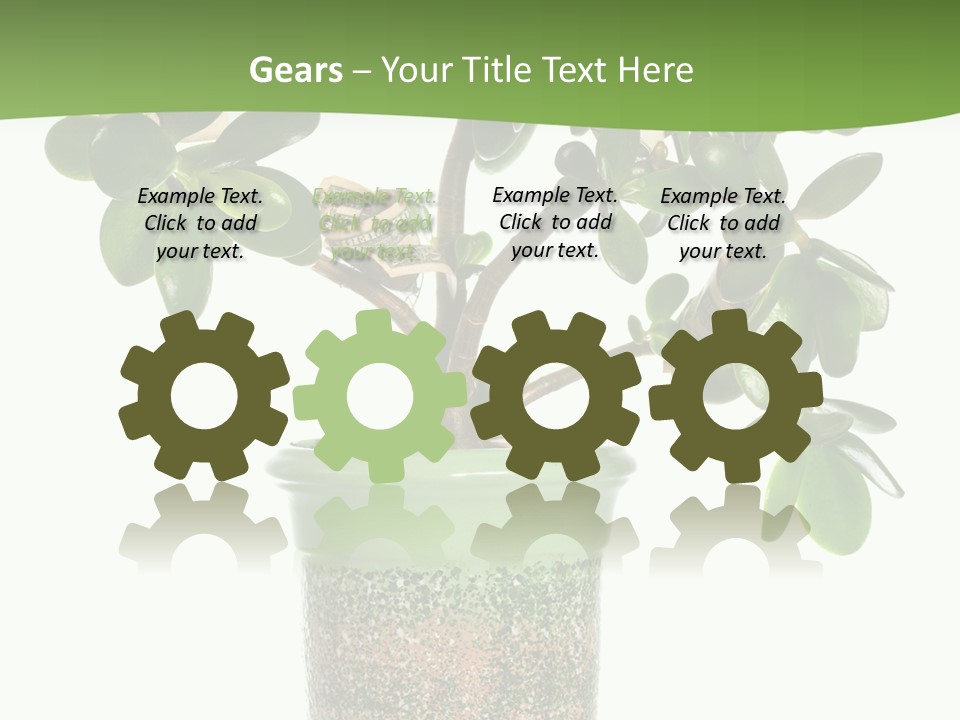 Green Nature Isolated PowerPoint Template