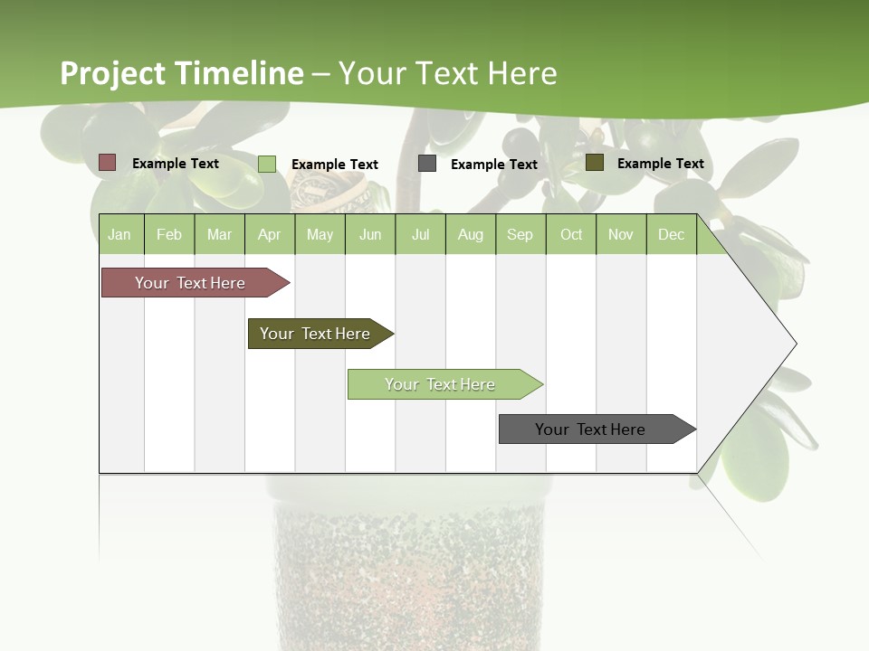 Green Nature Isolated PowerPoint Template