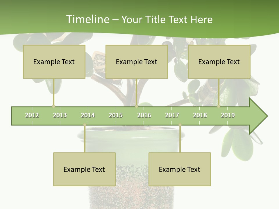 Green Nature Isolated PowerPoint Template
