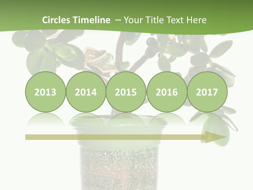 Green Nature Isolated PowerPoint Template