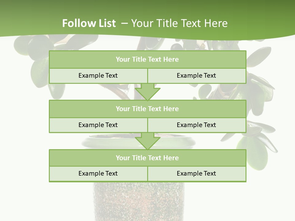 Green Nature Isolated PowerPoint Template