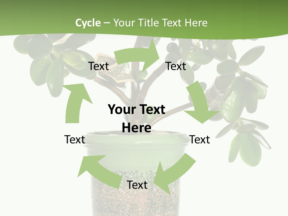 Green Nature Isolated PowerPoint Template