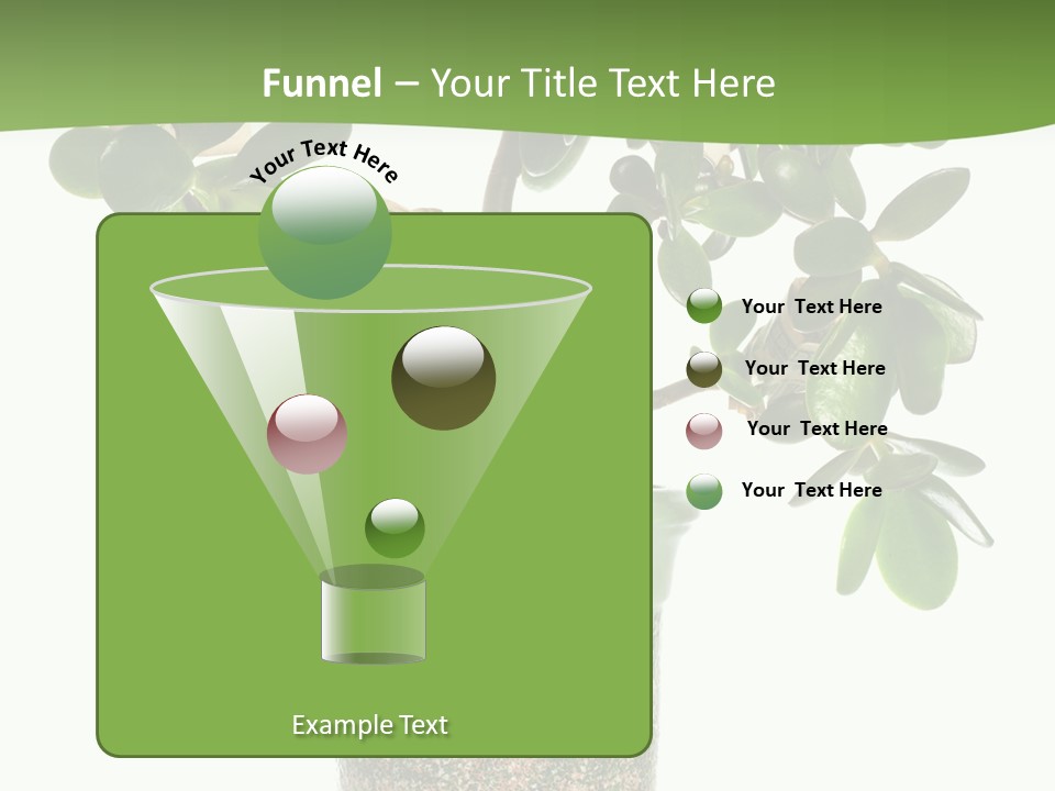 Green Nature Isolated PowerPoint Template