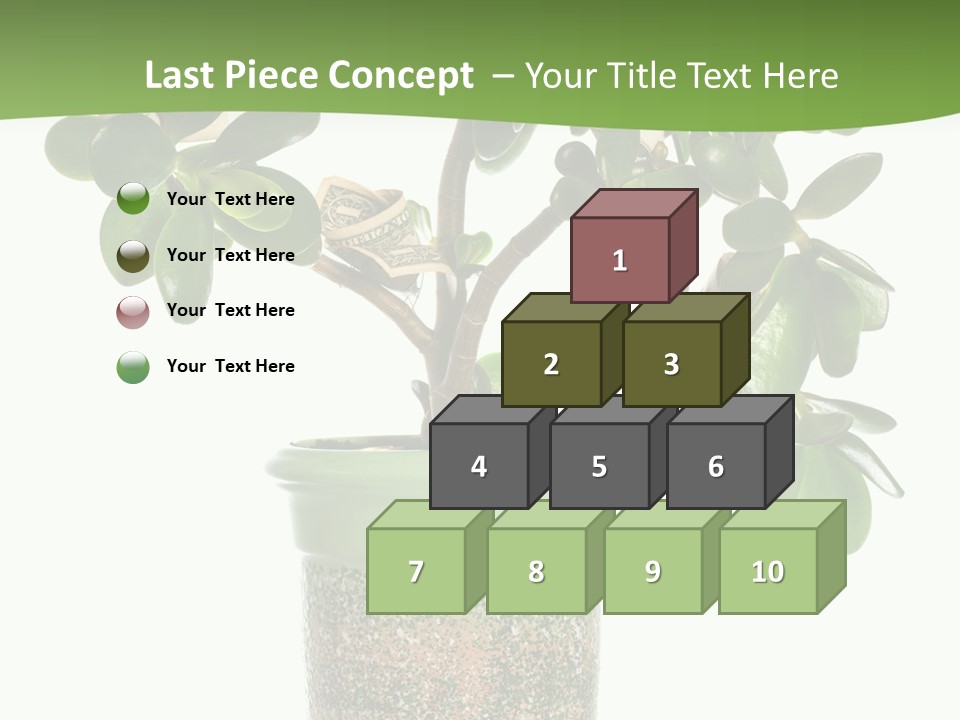 Green Nature Isolated PowerPoint Template