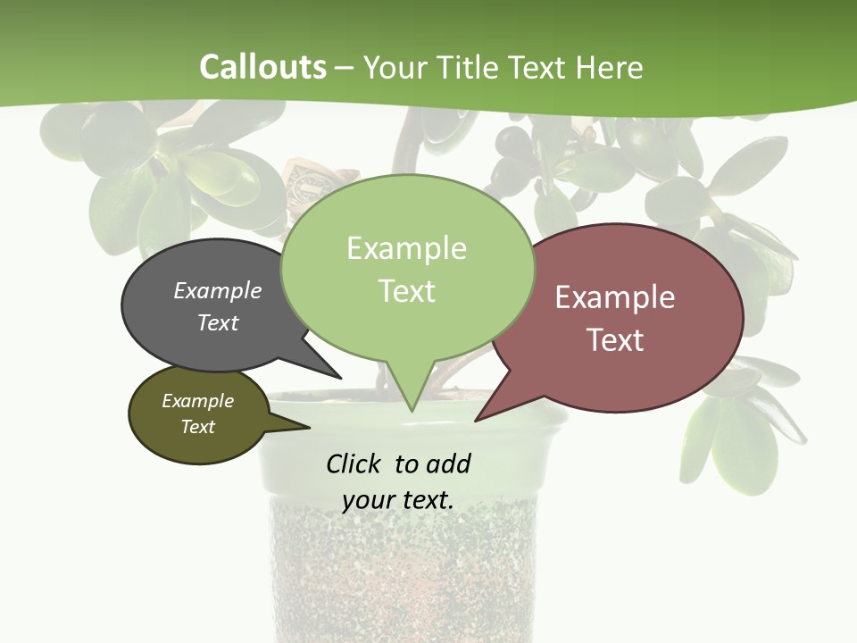Green Nature Isolated PowerPoint Template