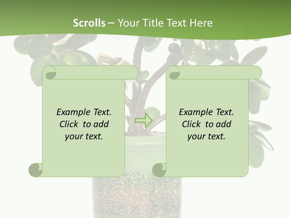 Green Nature Isolated PowerPoint Template