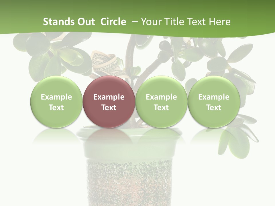 Green Nature Isolated PowerPoint Template