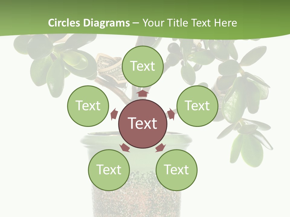 Green Nature Isolated PowerPoint Template