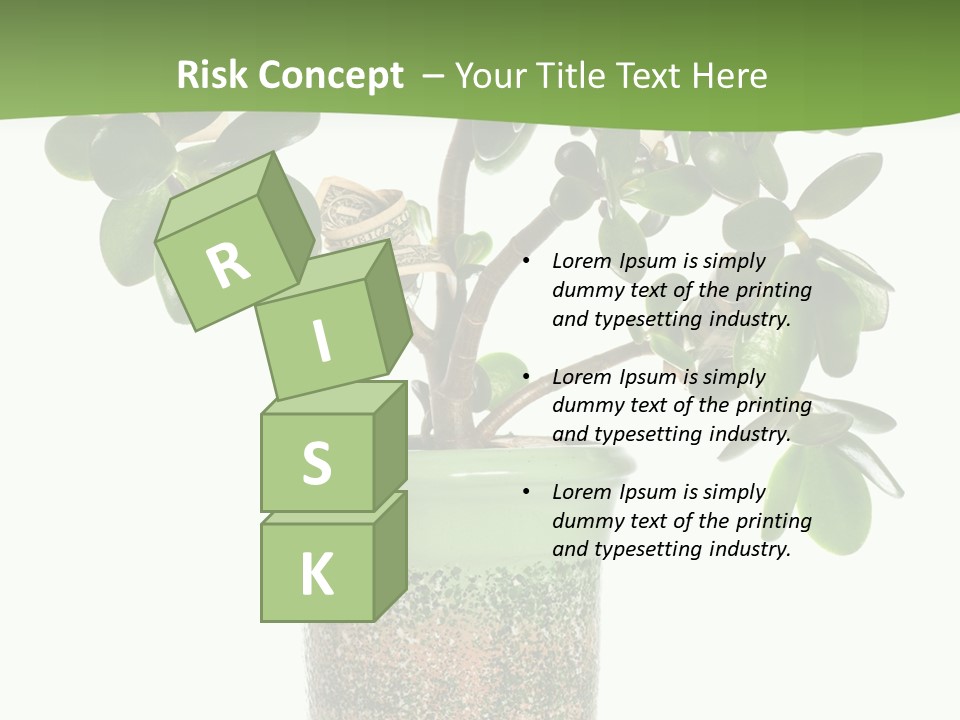 Green Nature Isolated PowerPoint Template