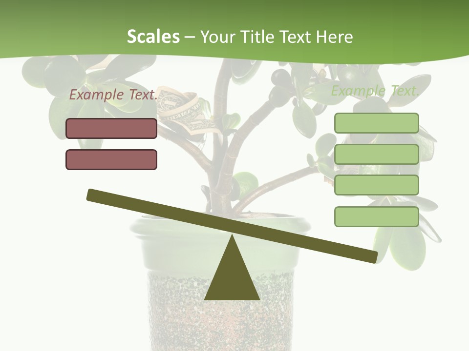 Green Nature Isolated PowerPoint Template