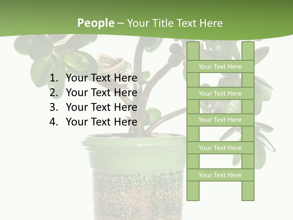 Green Nature Isolated PowerPoint Template