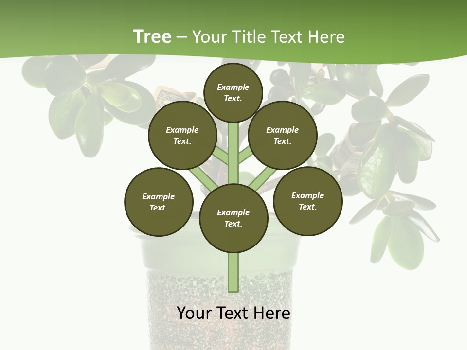 Green Nature Isolated PowerPoint Template