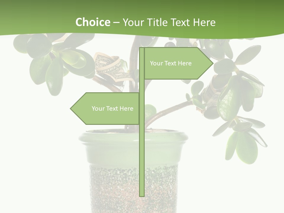 Green Nature Isolated PowerPoint Template
