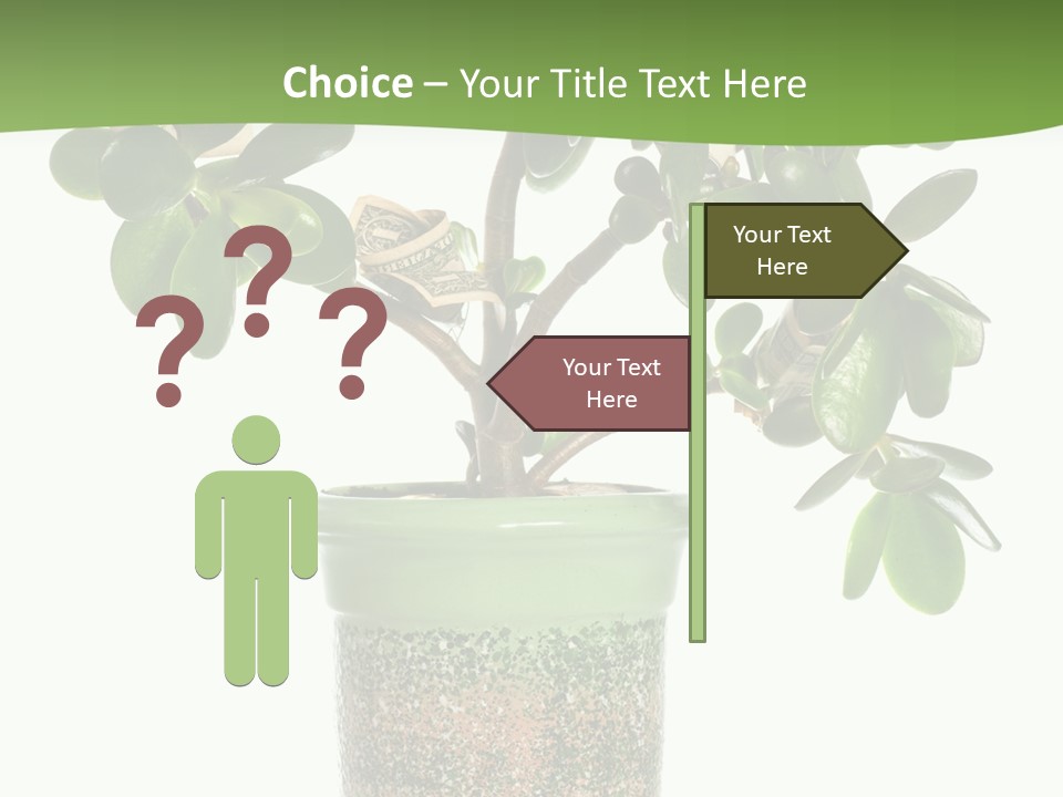 Green Nature Isolated PowerPoint Template