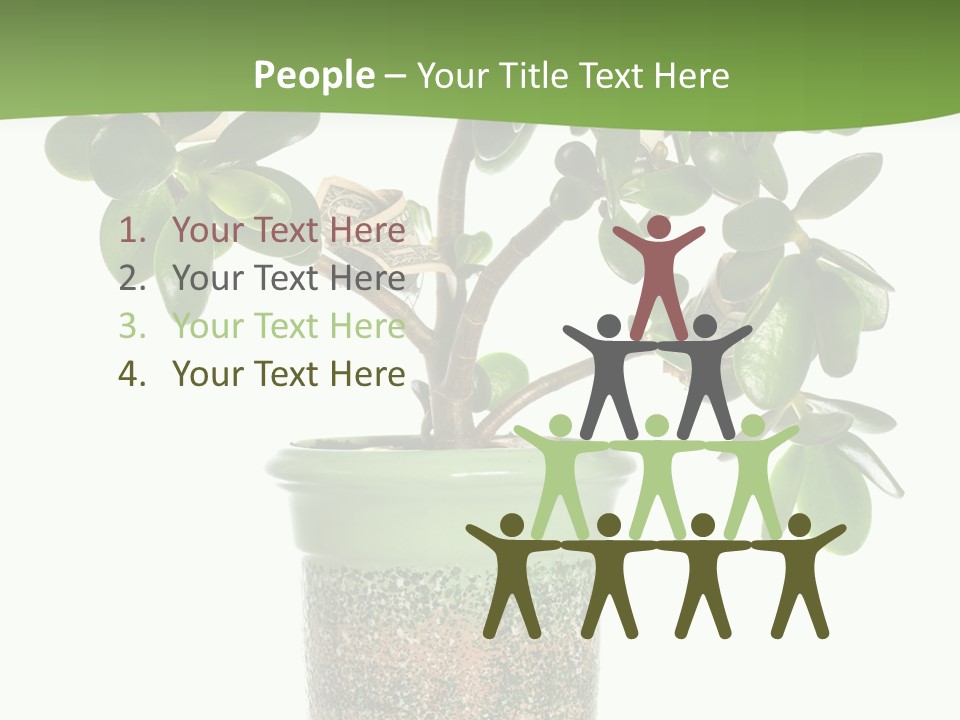 Green Nature Isolated PowerPoint Template