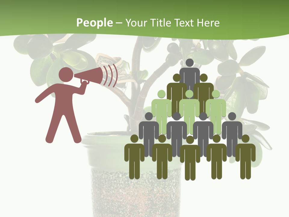 Green Nature Isolated PowerPoint Template