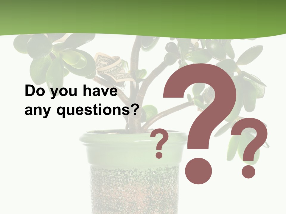 Green Nature Isolated PowerPoint Template